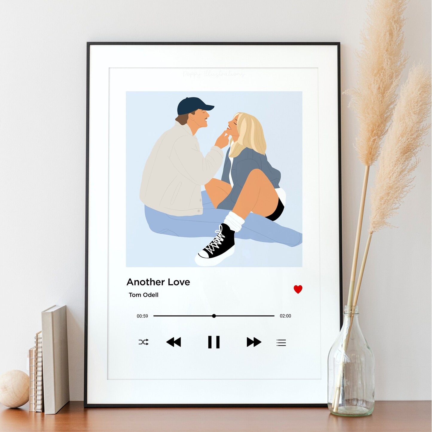 Illustration personnalisée - Album musique