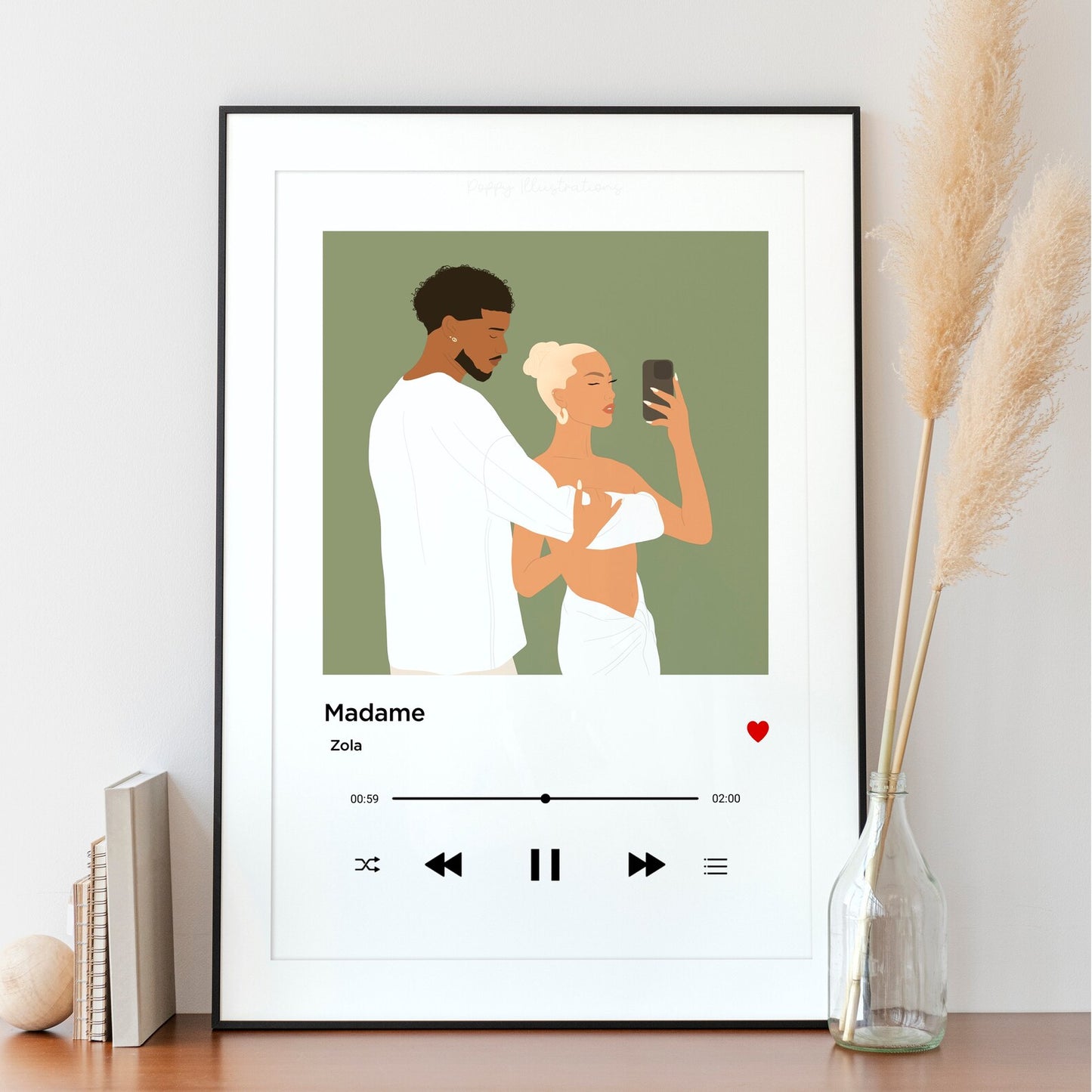 Illustration personnalisée - Album musique