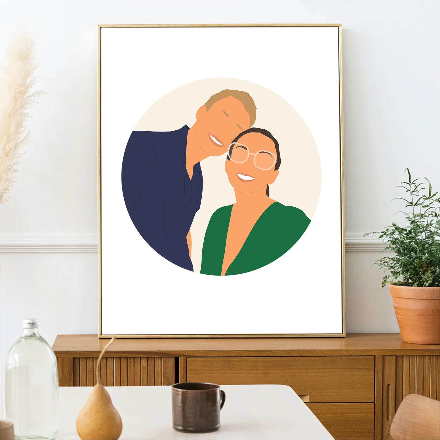 Illustration personnalisée - Minimaliste