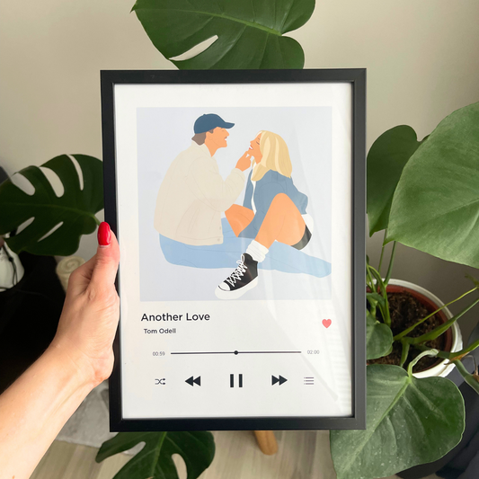 Illustration personnalisée - Album musique