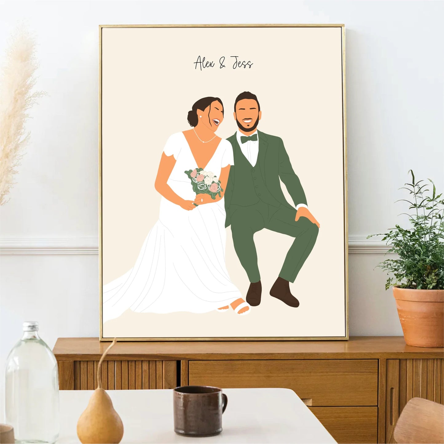 Illustration personnalisée - Minimaliste