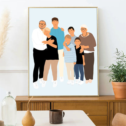 Illustration personnalisée - Minimaliste
