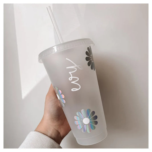 Cup - Prénom & Fleurs