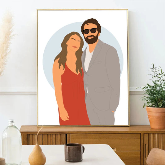 Illustration personnalisée - Minimaliste
